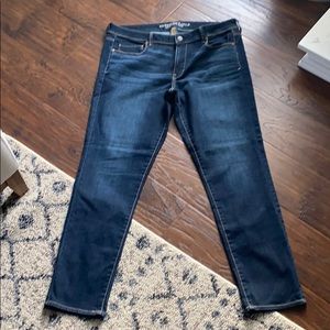 American Eagle Super Skinny  high rise jeans
